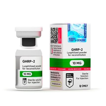 Growth Hormone Releasing Peptide 2 GHRP-2 10mg vial produced by Hilma Biocare lab