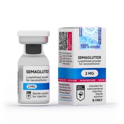 Semaglutide 2 mg weight management peptide vial manufactured by Hilma Biocare laboratory