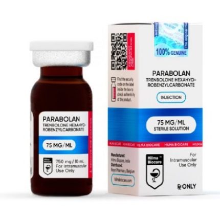 Hilma Biocare Parabolan Trenbolone Hexahydrobenzylcarbonate 75 mg/ml glass injectable vial