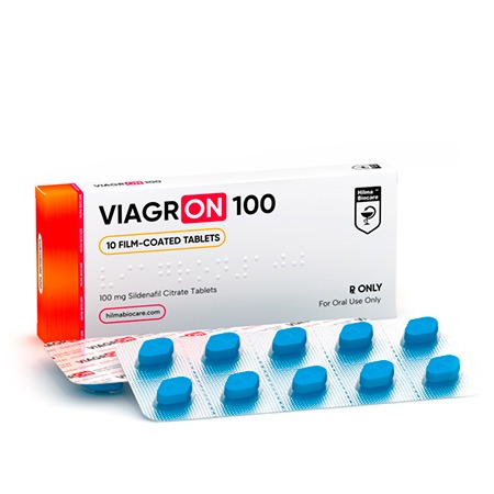 ViagrON | Hilma Biocare Website ViagrON 100 mg sexual health enhancement tablets package issued by Hilma Biocare